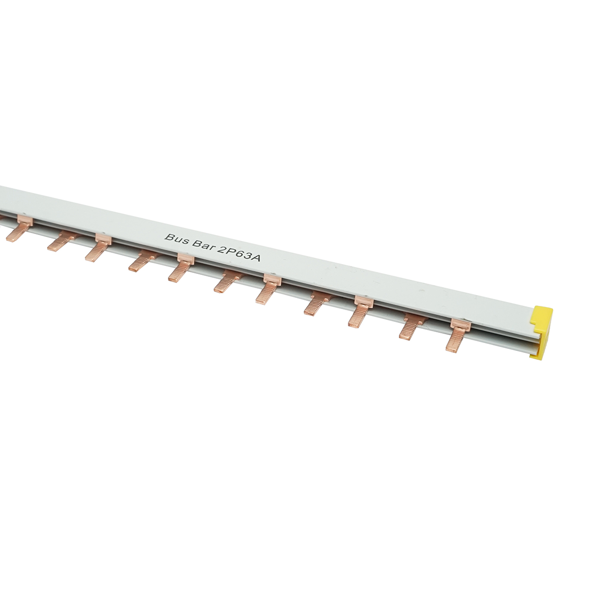 Pieptene, busbar monofazic 1m, 2P, 63A pentru alimentare sigurante automate Suntree - imagine 3