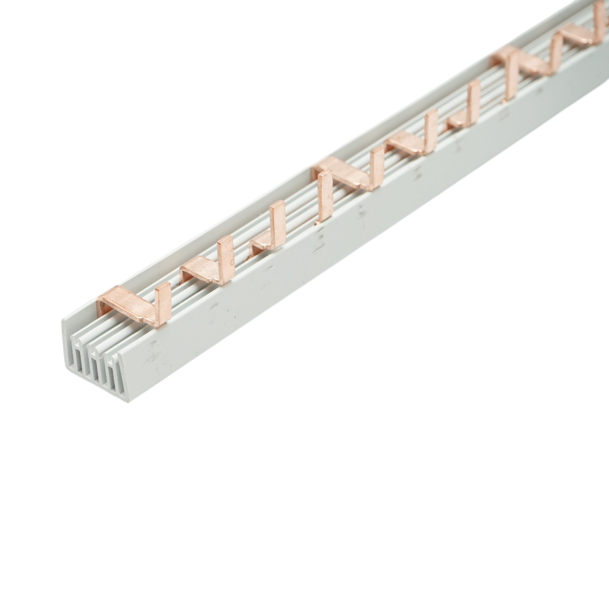 Pieptene, busbar trifazat 1m, 4P, 63A, 1.4x7mm pentru alimentare sigurante automate Longroad - imagine 5