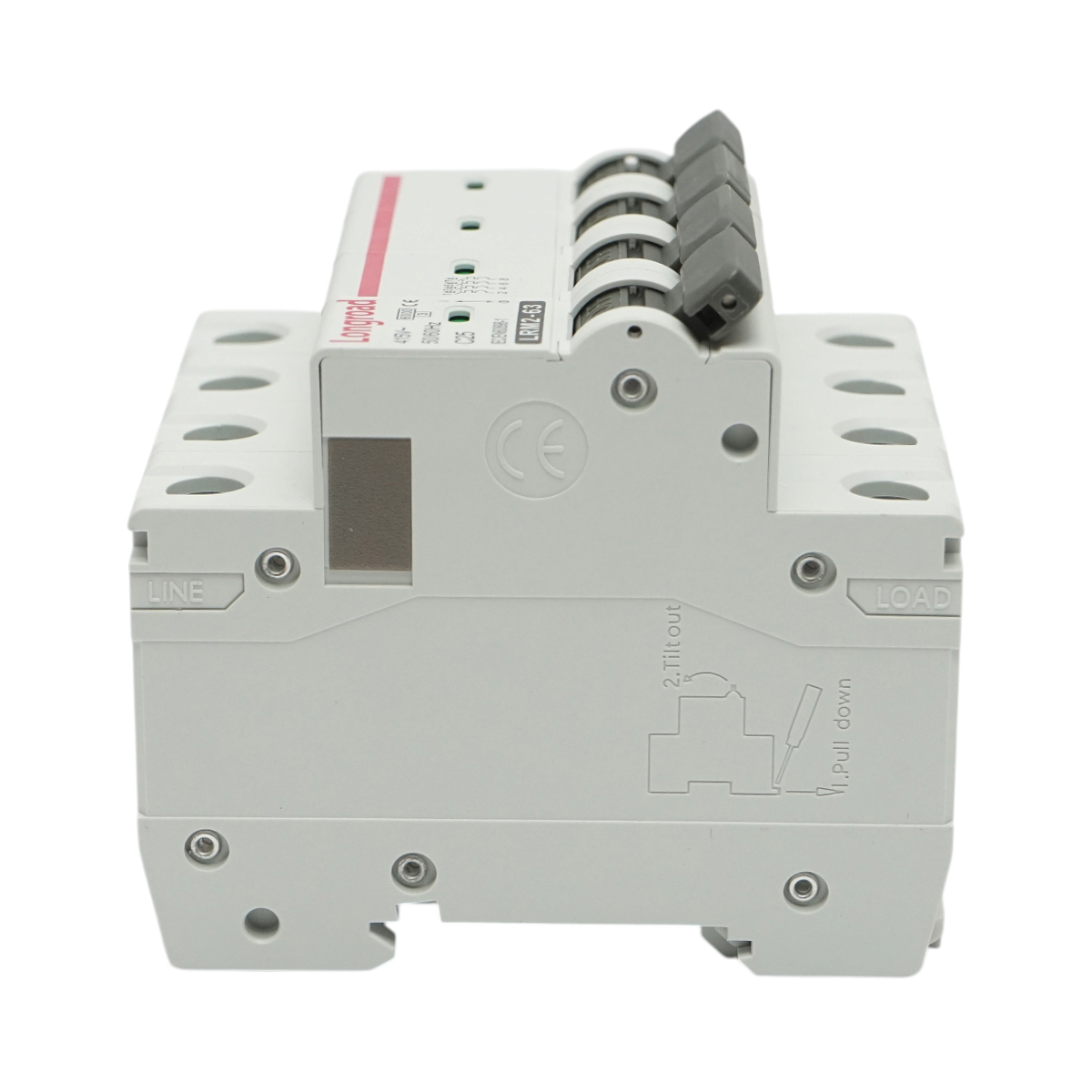 Siguranta automata intrerupator MCB 4P 25A 415VAC Longroad - imagine 4