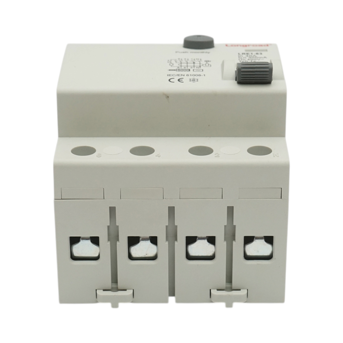 Intrerupator automat diferential RCCB 4P 40A, 400V, 300mA tip AC Longroad - imagine 3