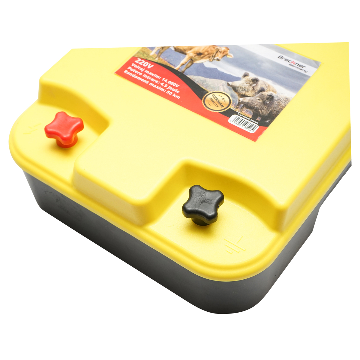 Aparat generator de impulsuri 220V 4.5 Joule, 50Km pentru gard electric Breckner Germany - imagine 5