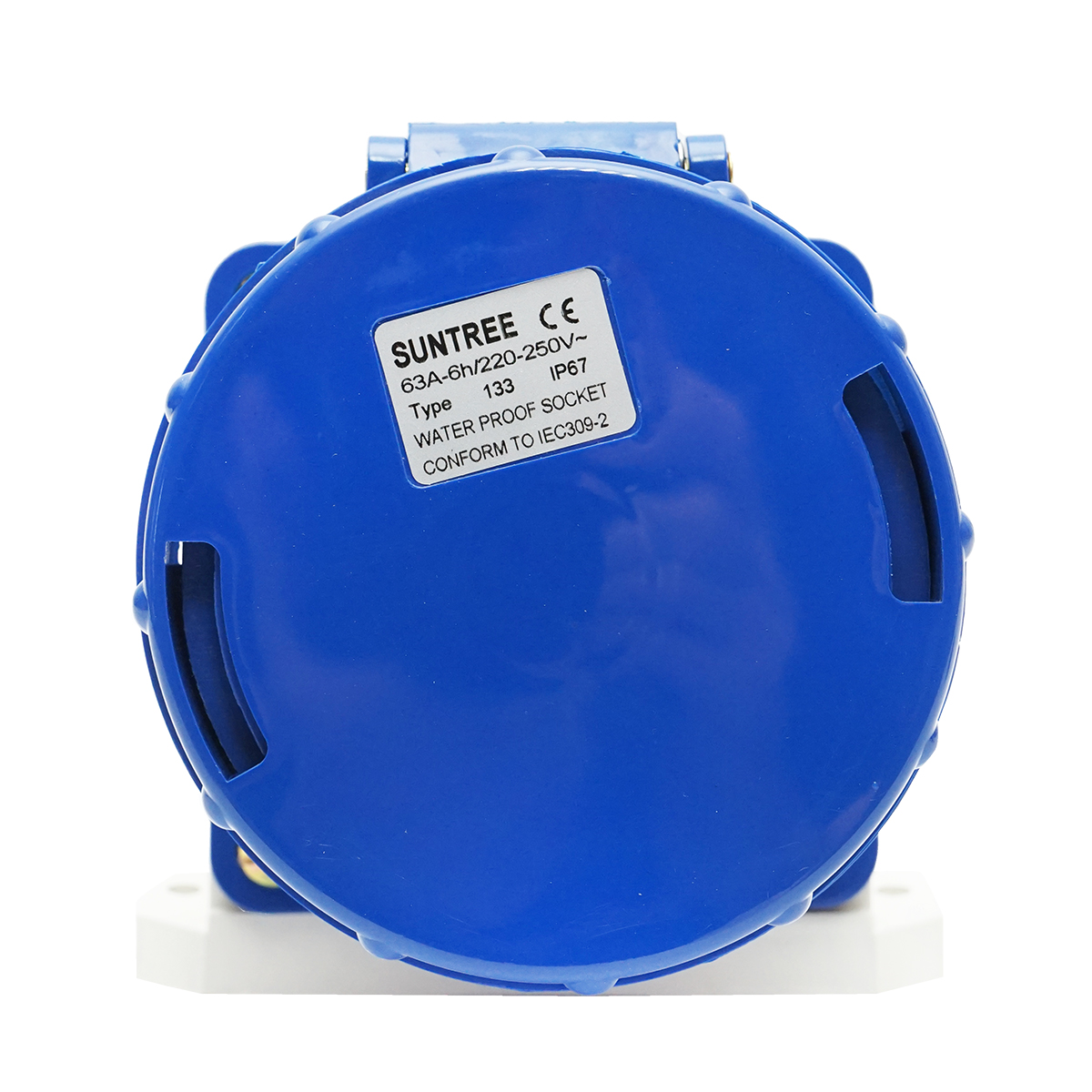 Priza industriala aparenta monofazica 63A, 250V, IP67, 6H Suntree - imagine 3