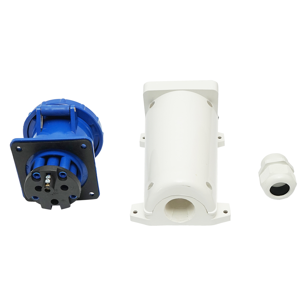 Priza industriala aparenta monofazica 63A, 250V, IP67, 6H Suntree - imagine 4