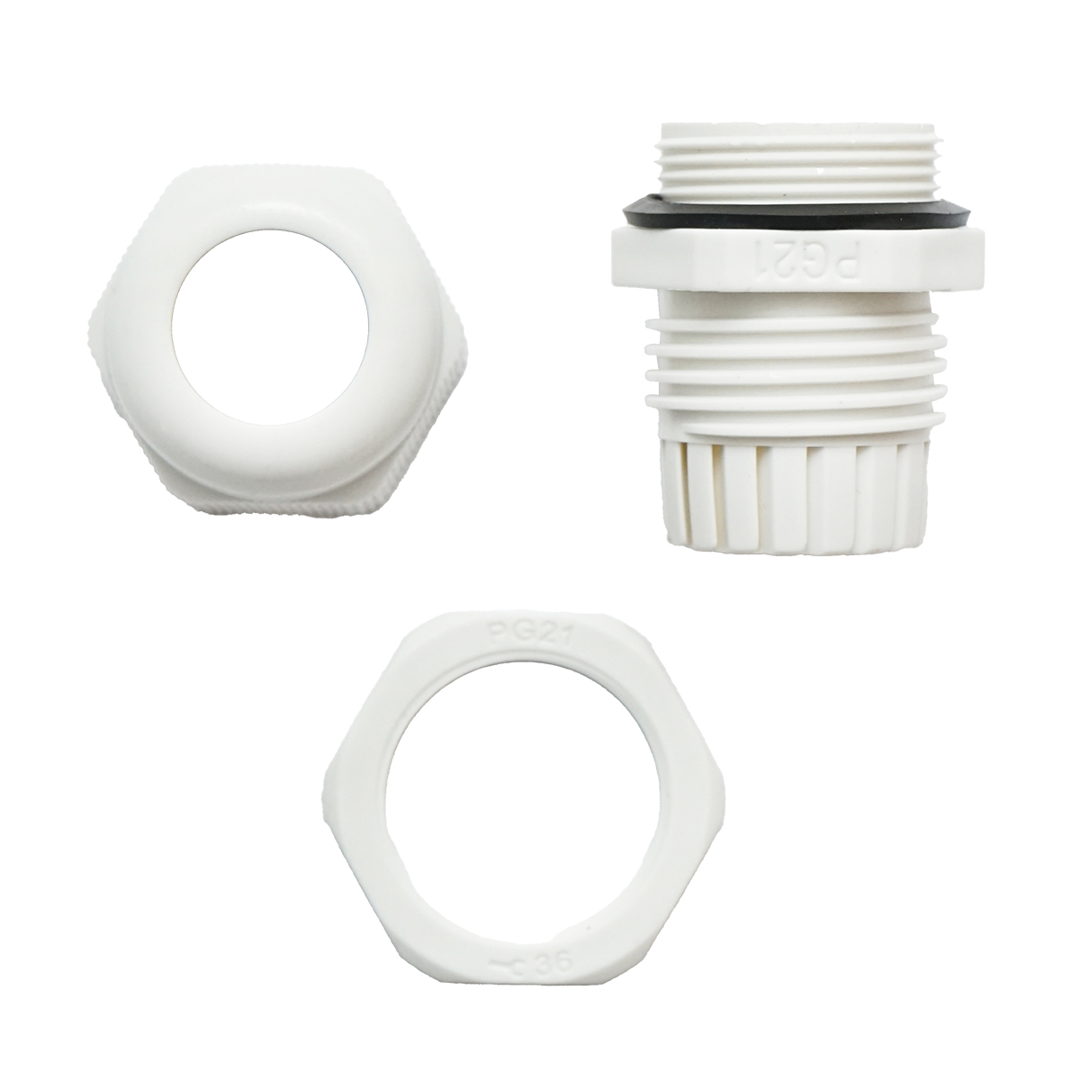 Presetupa PG21 gri ABS+EPDM IP68 Suntree - imagine 4