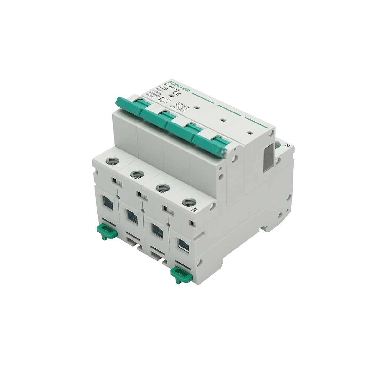 Siguranta automata tip intrerupator 3P+N, 20A 400VAC Suntree - imagine 4