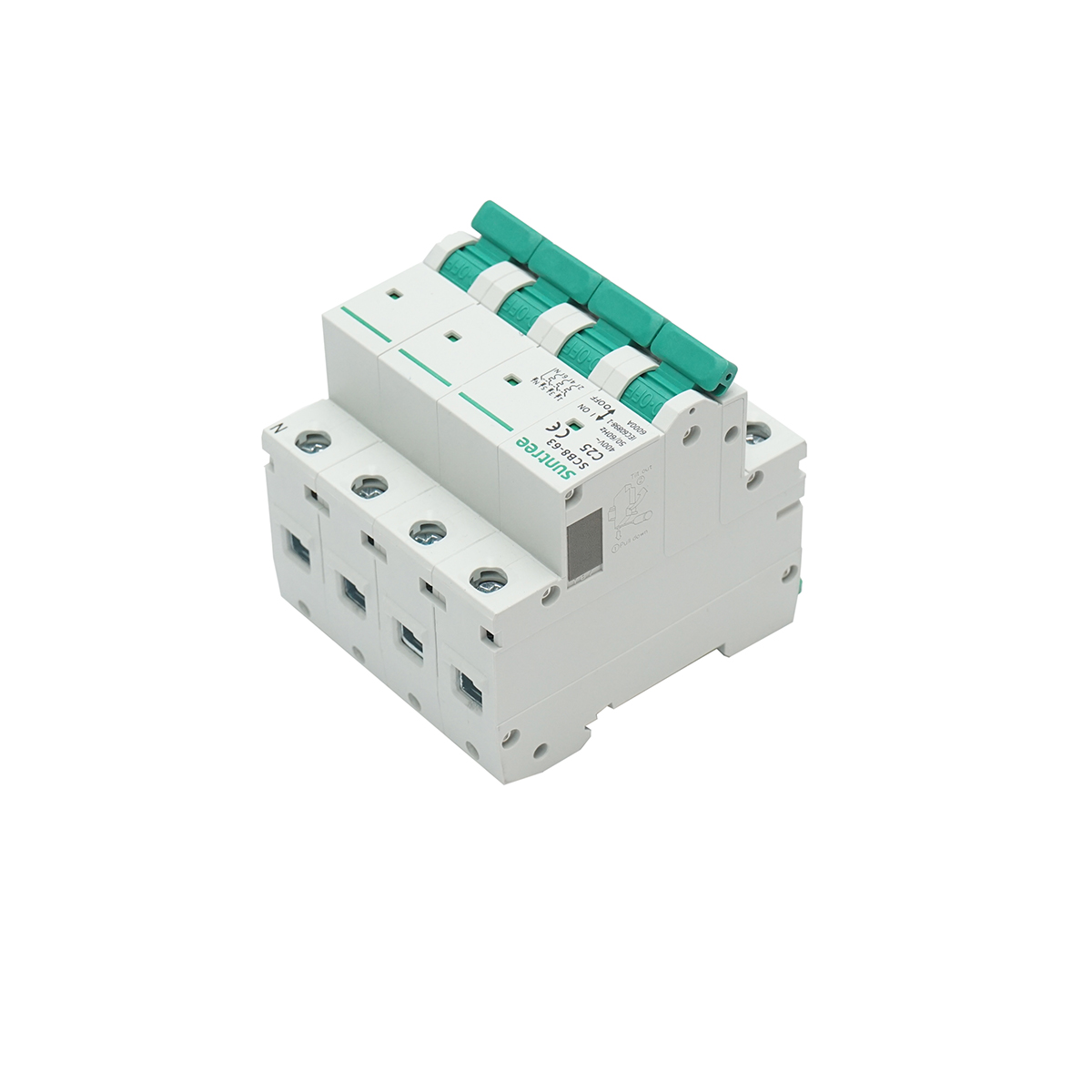 Siguranta automata tip intreruptor 3P+N, 25A 400VAC Suntree - imagine 4