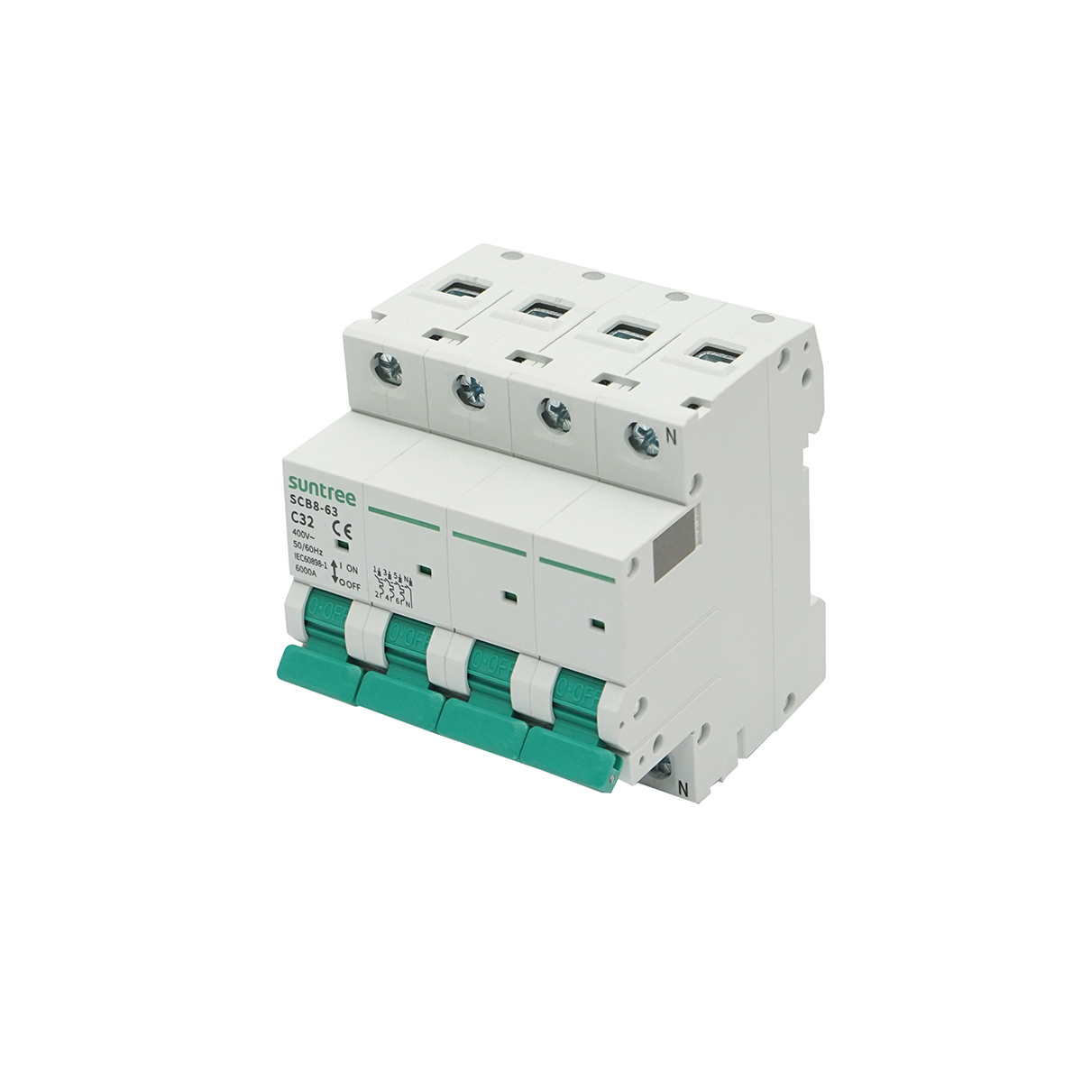 Siguranta automata tip intreruptor 3P+N, 32A 400VAC - imagine 2