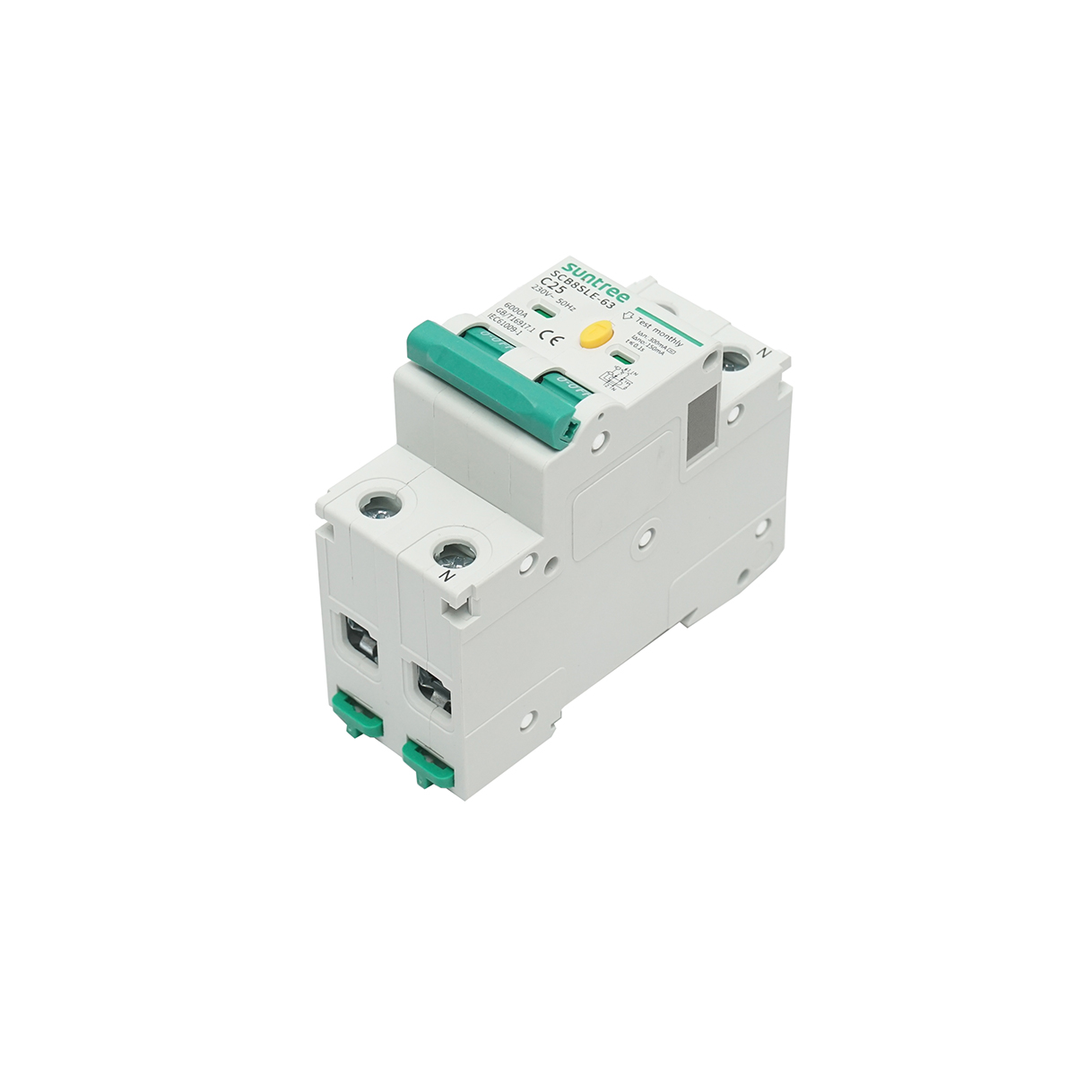 Siguranta automata tip intrerupator 1+N, 25A 400VAC Suntree	 - imagine 2