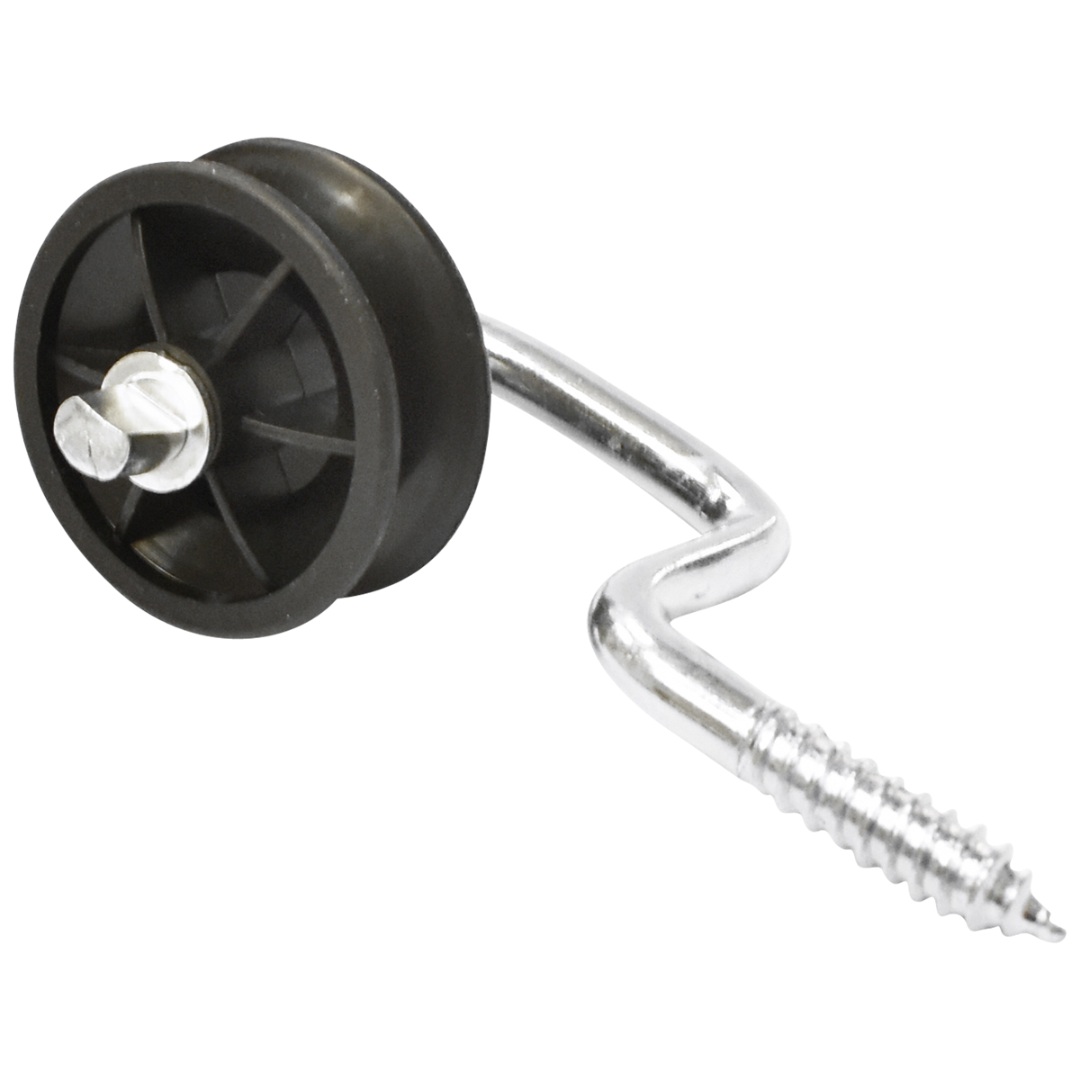 Izolator negru cu fanta fi 6.9mm 107x54mm gard electric Thor - imagine 2