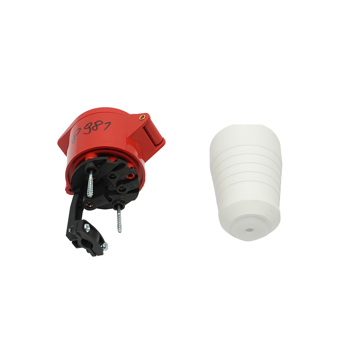 Priza industriala trifazica mobila 16A, 415V, IP44, 6H Suntree - imagine 3