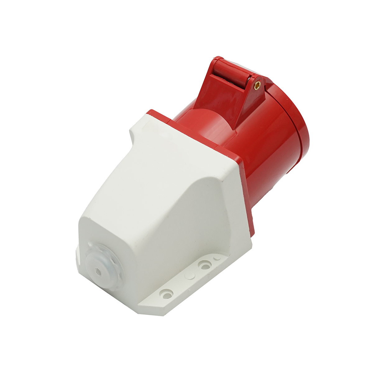 Priza industriala aparenta trifazica 32A, 380V, IP44, 6H Suntree - imagine 5