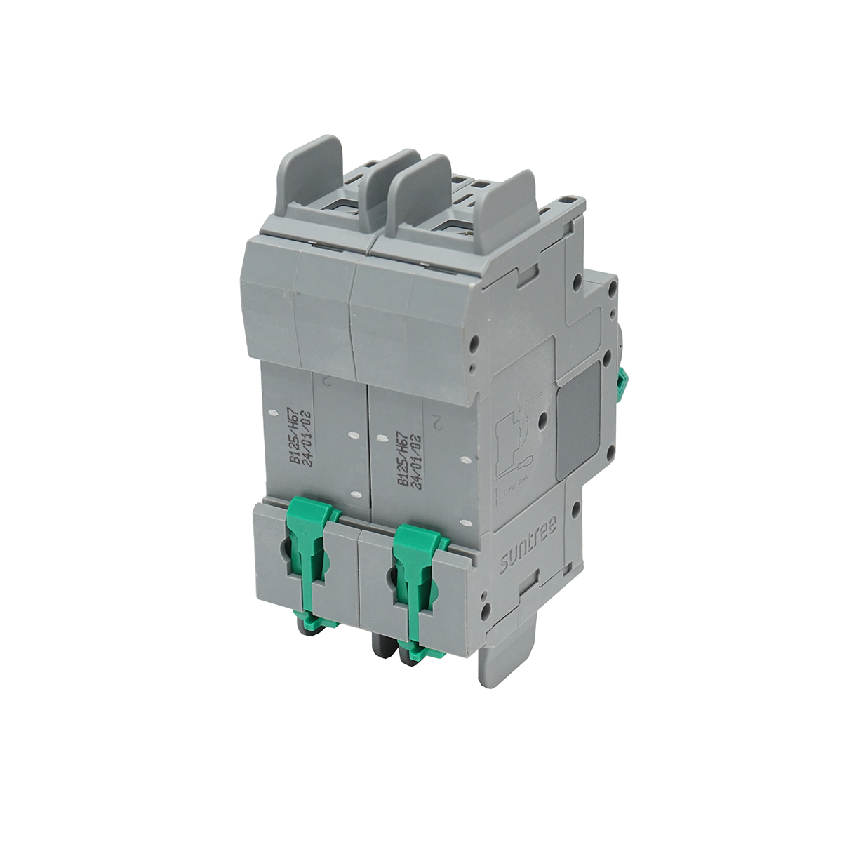 Siguranta automata pentru panouri solare 2P, 125A 600VAC Suntree - imagine 2