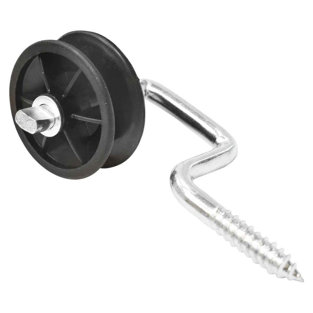 Izolator negru cu fanta fi 6.9mm 107x54mm gard electric Mezofarm - imagine 2