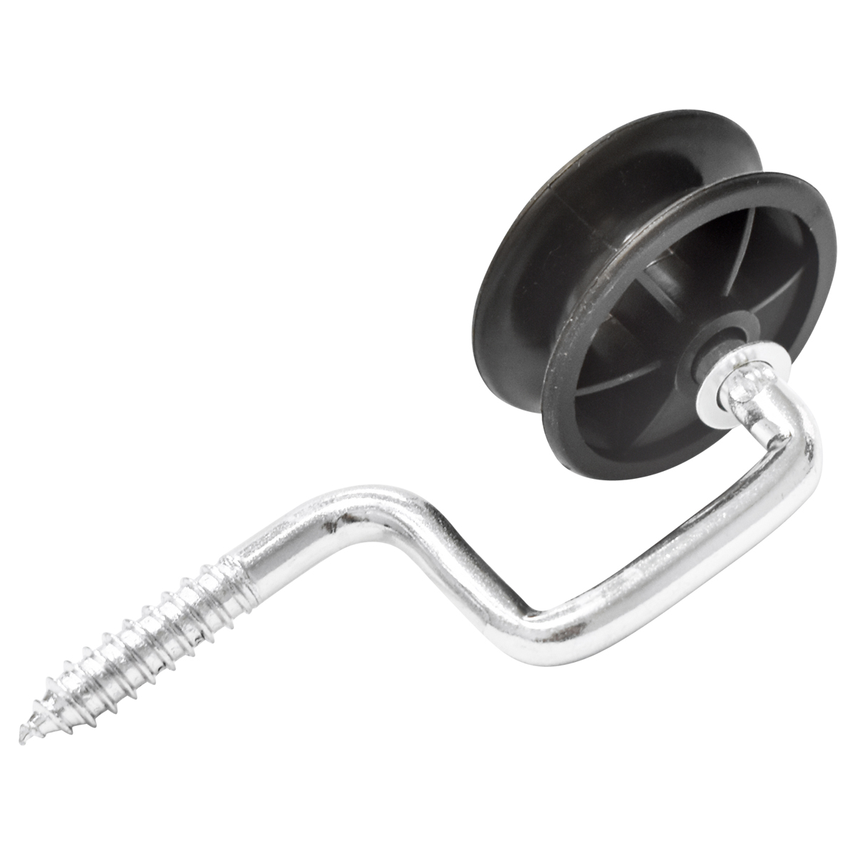Izolator negru cu fanta fi 6.9mm 107x54mm gard electric Mezofarm - imagine 3