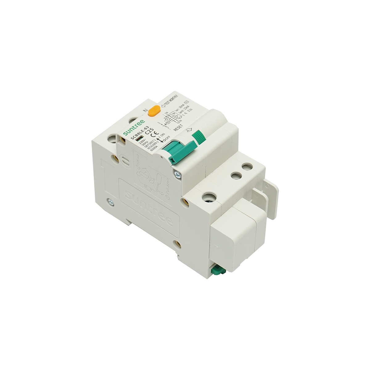 Siguranta diferentiala 1P+N, 25A, 30mA Suntree - imagine 5
