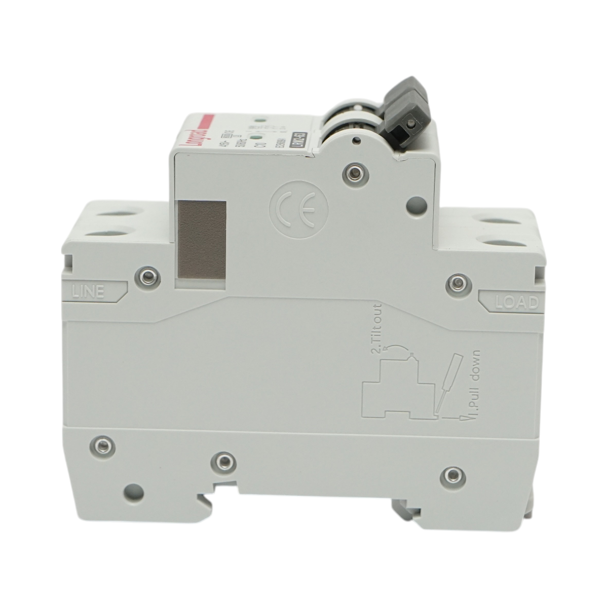 Siguranta automata intrerupator MCB 2P 10A 415VAC Longroad - imagine 3