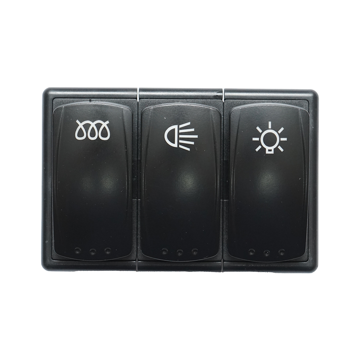 Panou comanda, comutator 3 butoane universal