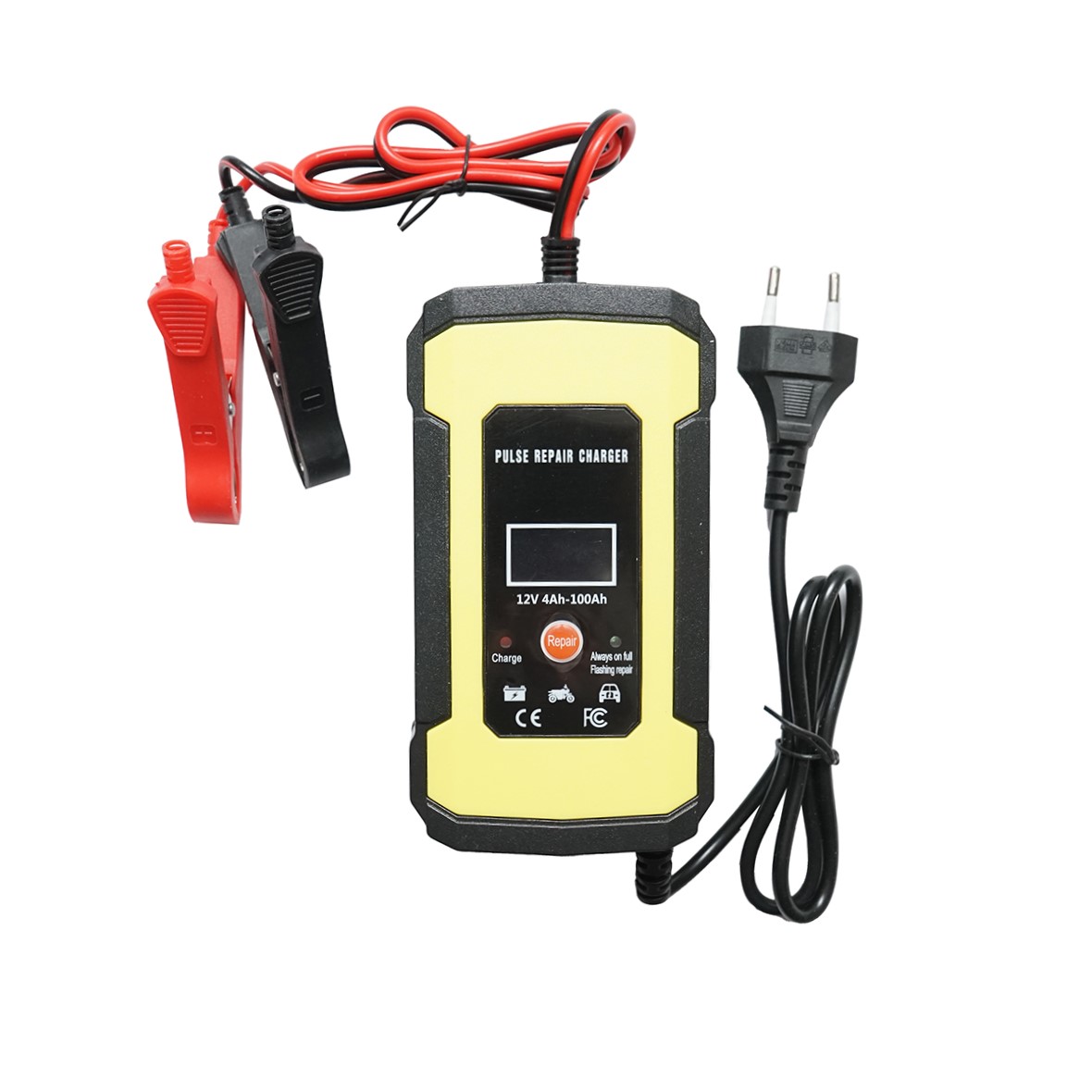 Redresor, incarcator digital baterie auto/moto, cu functie de reparare 12V 6A