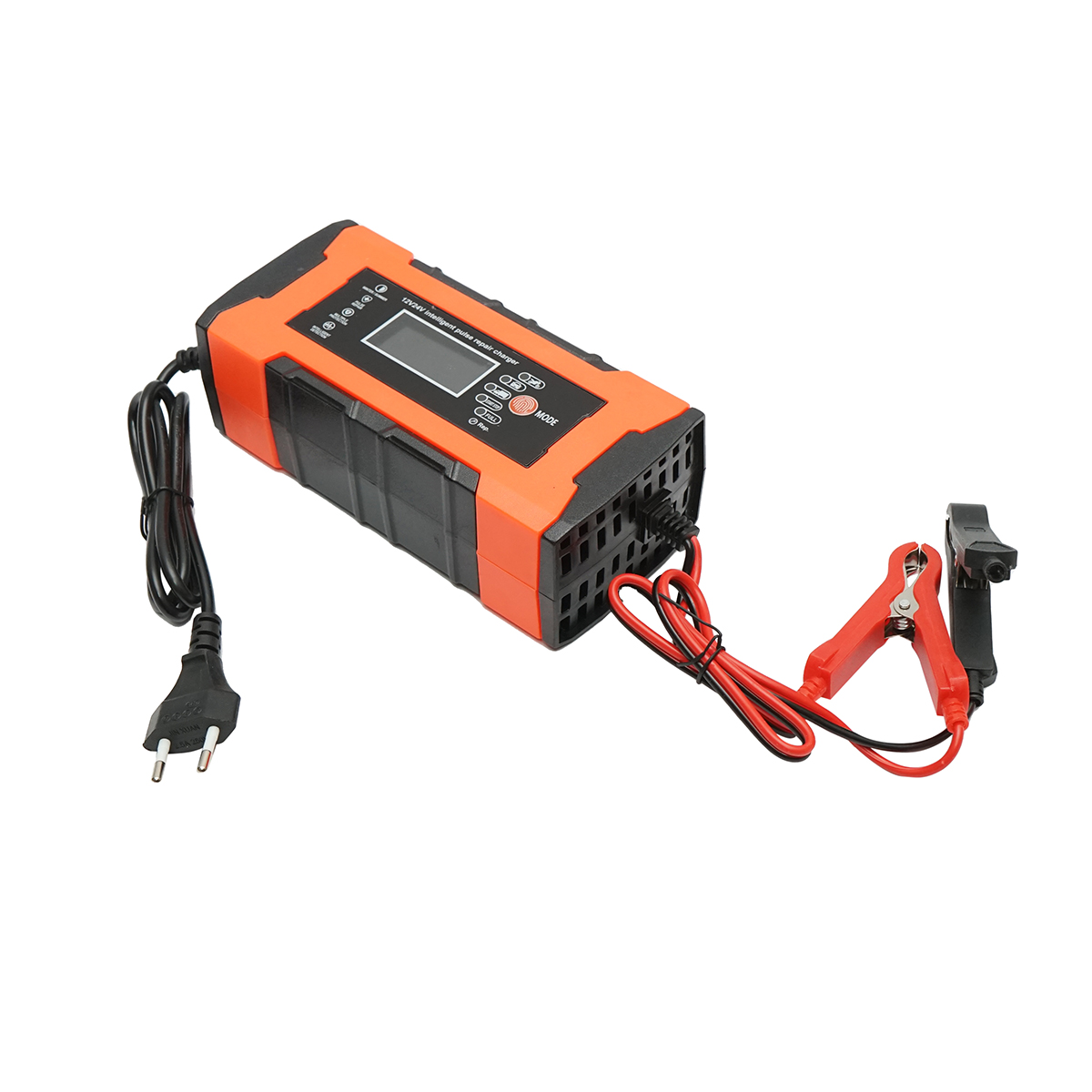 Redresor, incarcator digital baterie auto/moto, cu functie de reparare 12V/24V - imagine 2