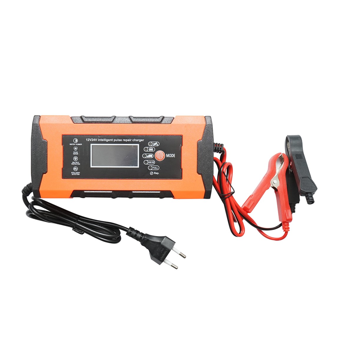 Redresor, incarcator digital baterie auto/moto, cu functie de reparare 12V/24V