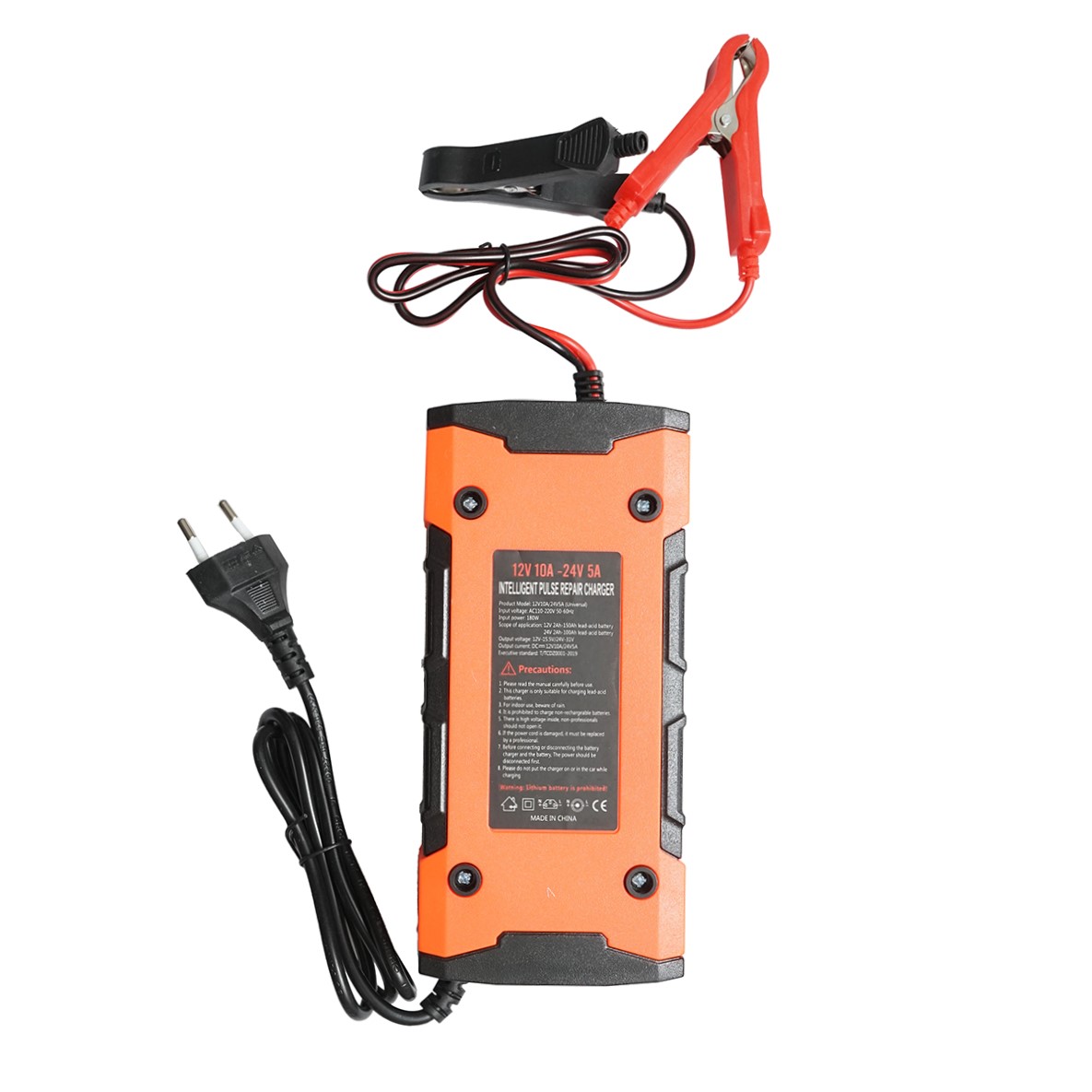 Redresor, incarcator digital baterie auto/moto, cu functie de reparare 12V/24V - imagine 3