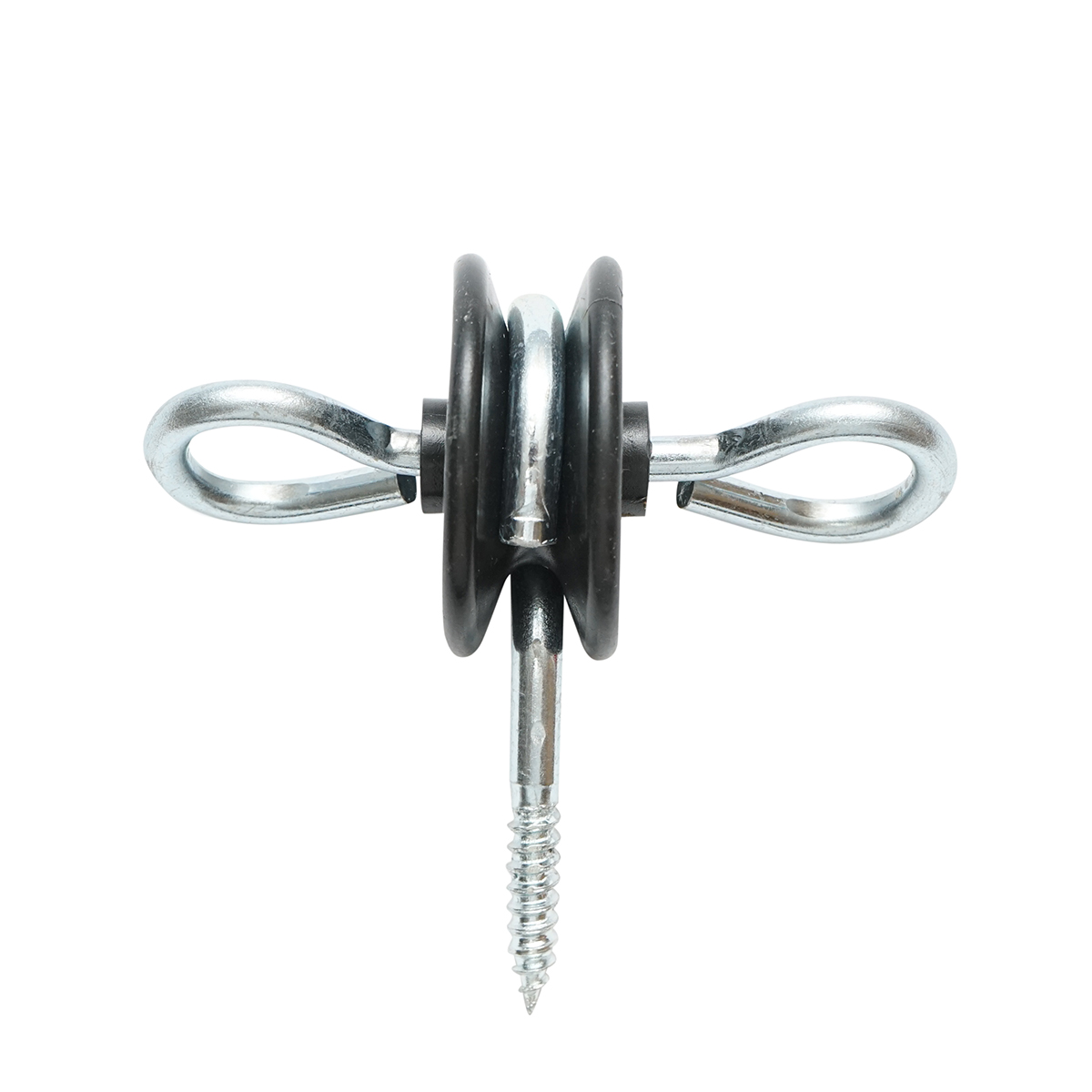 Izolator cu ancorare dubla fi 5.8mm 93x84mm gard electric Mezofarm - imagine 2