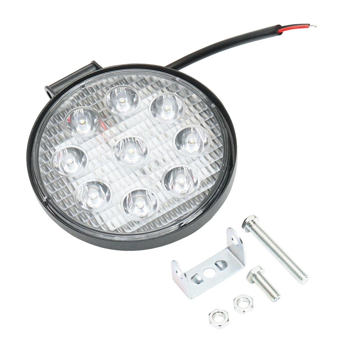 Lampa 9 LED-uri 10-60V 27W unghi de radiere 60 rotund - imagine 3