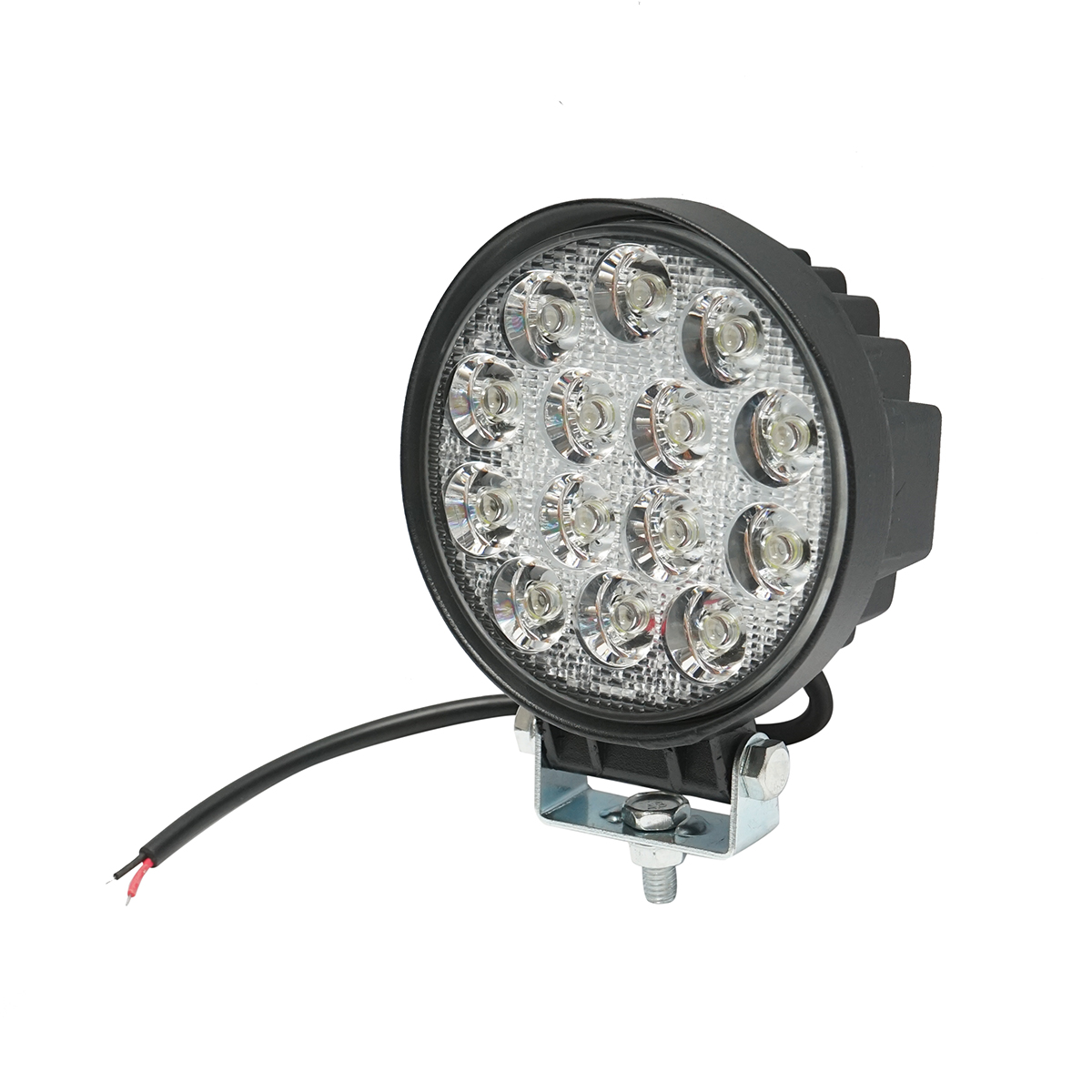 Lampa cu 14 LED-uri 10-30V 42W 6000K unghi radiere 60 de grade tip flood 114x114x61mm IP67 - imagine 3