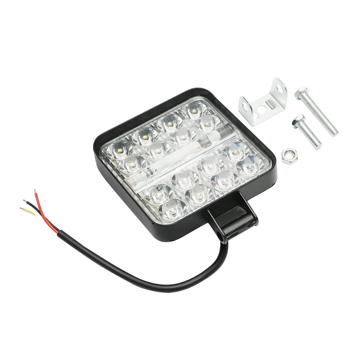 Lampa proiector combinata 26 LED-uri 9-80V 6500K 84x21x84mm IP67 - imagine 3