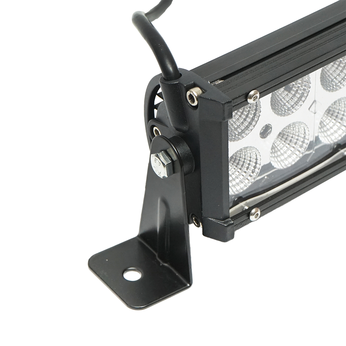 Lampa/proiector 180W curbata tip bara cu 60 LED-uri 9-60V 6000K 780x65mm - imagine 3