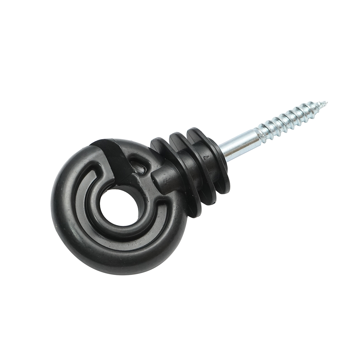Izolator canelat fi 5.9mm 88x39mm pentru fir gard electric Mezofarm - imagine 3