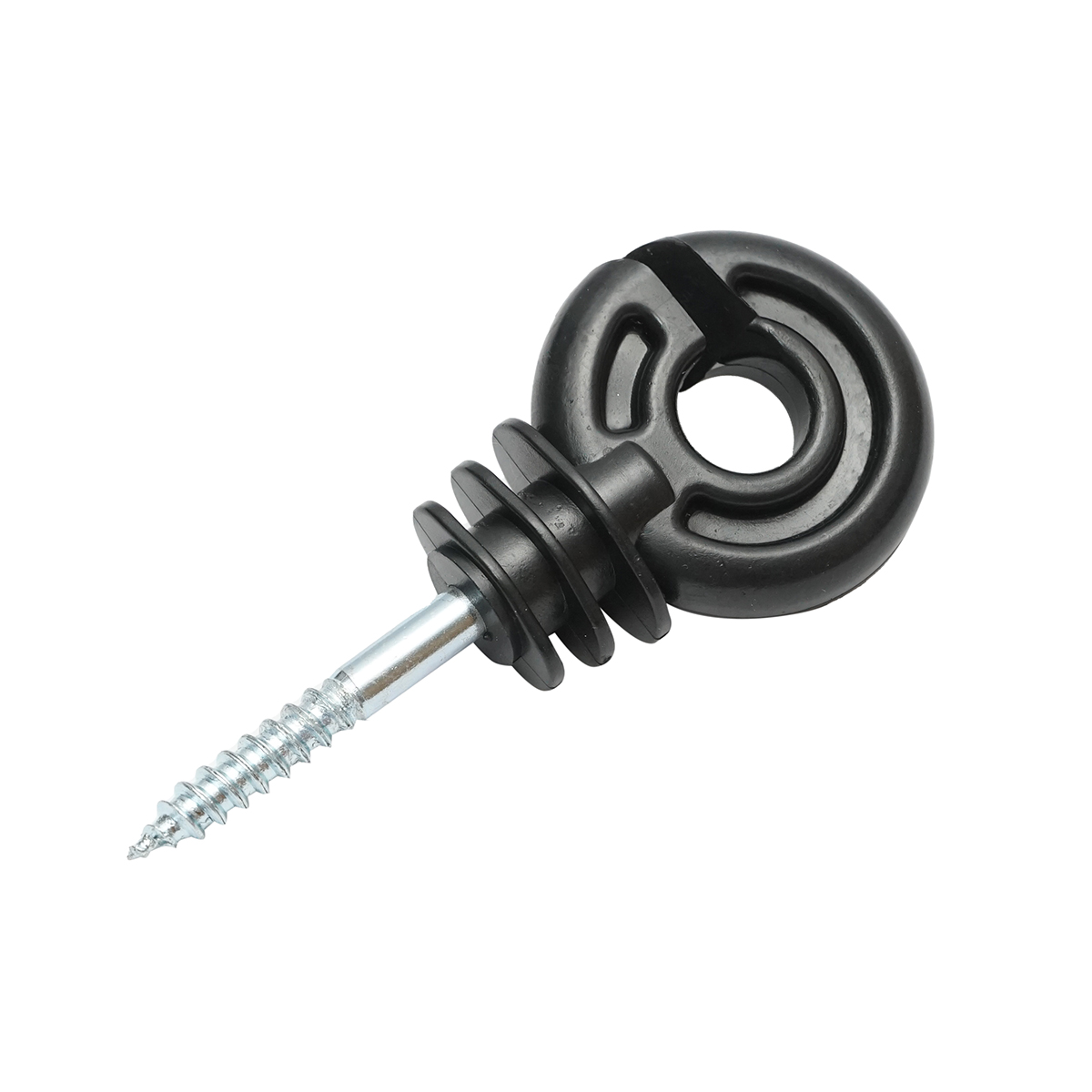 Izolator canelat fi 5.9mm 88x39mm pentru fir gard electric Mezofarm - imagine 2