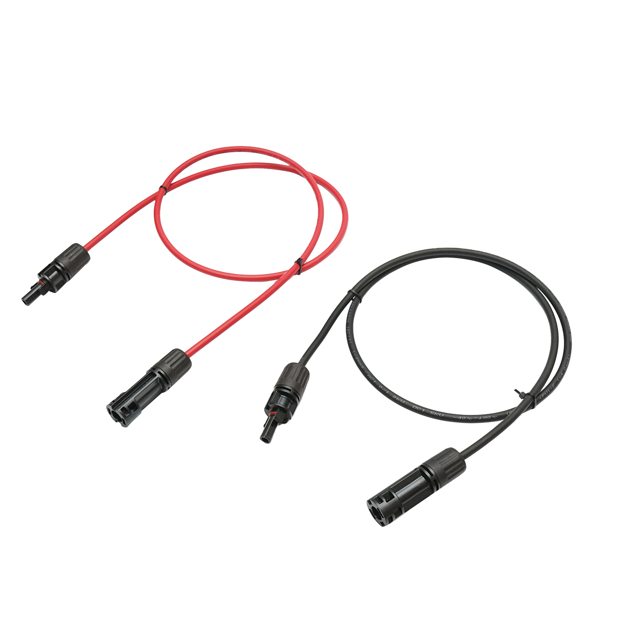 Set cablu panou solar 4mmx100cm rosu-negru, conectori MC4 1500V, PV-EN001 Breckner Germany - imagine 2