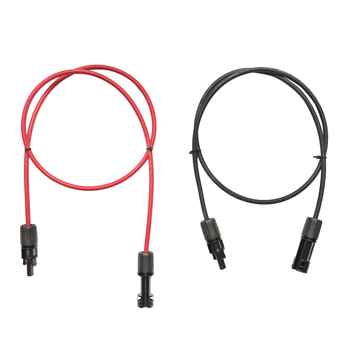 Set cablu panou solar 4mmx100cm rosu-negru, conectori MC4 1500V, PV-EN001 Breckner Germany