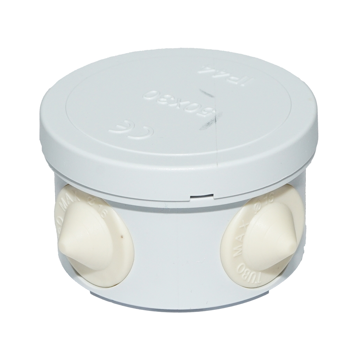 Doza derivatie rotunda aparenta 4 intrari 50x30mm IP44