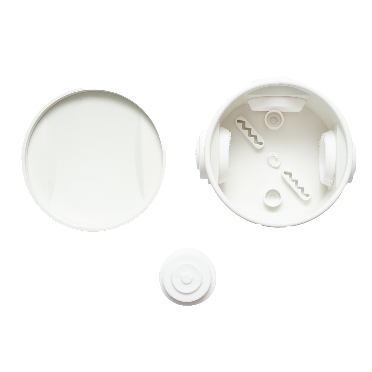 Doza derivatie rotunda aparenta 4 intrari 50x50mm IP44 - imagine 2