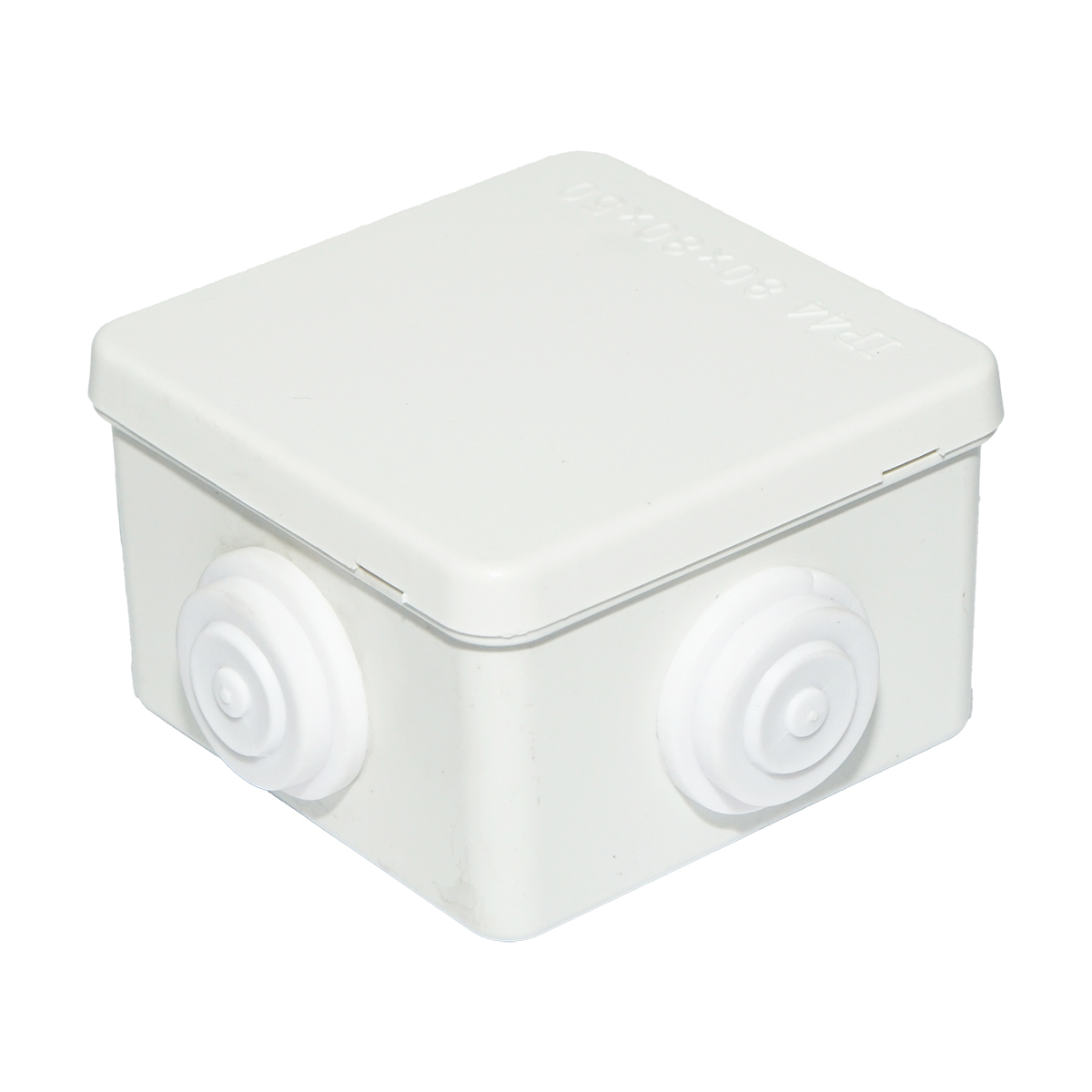 Doza derivatie patrata aparenta 4 intrari 80x80x50mm IP44