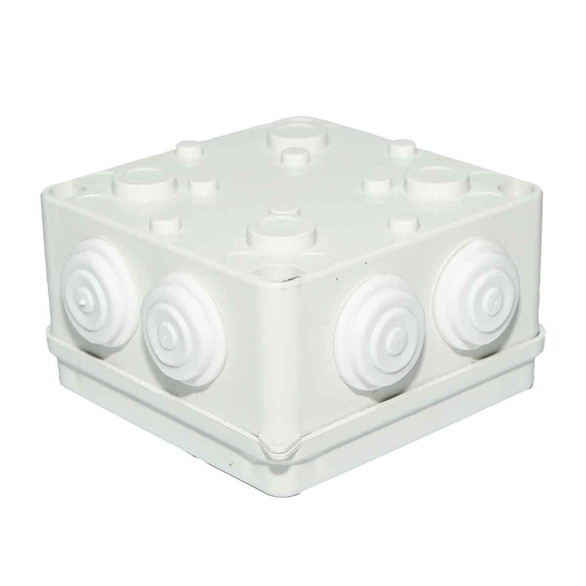 Doza derivatie patrata aparenta 7 intrari 100x100x70mm IP65 - imagine 5