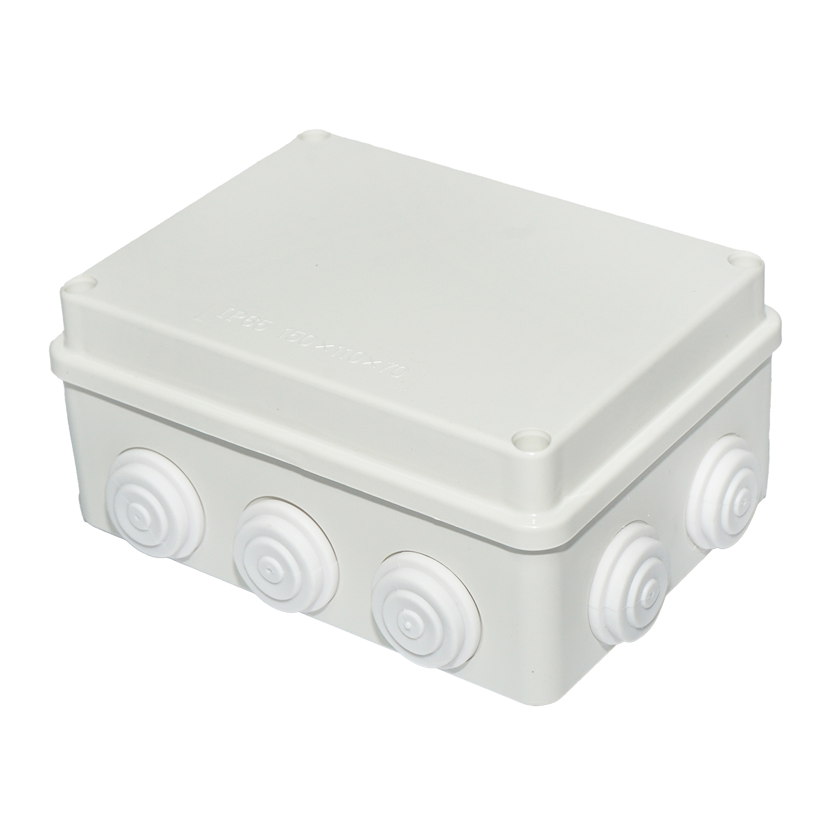 Doza derivatie aparenta 10 intrari 150x110x70mm IP65