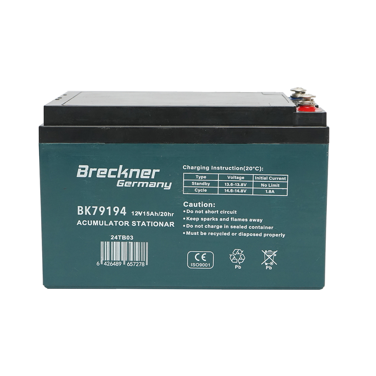 Baterie sistem solar cu gel 12V 15Ah 20HR 152x100x100mm Breckner Germany