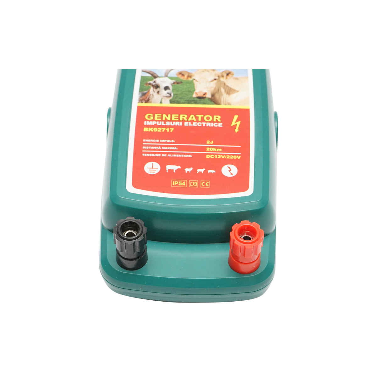 Aparat generator de impulsuri 2 Joule, 20Km pentru gard electric 12V/220V, IP54 Breckner Germany - imagine 6