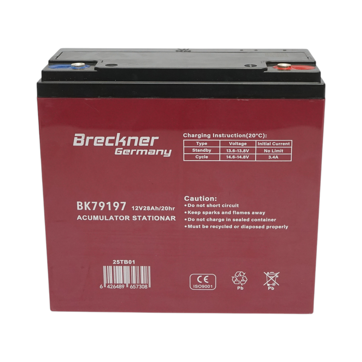 Baterie sistem solar cu gel 12V 28Ah 20HR 183x170x76mm Breckner Germany