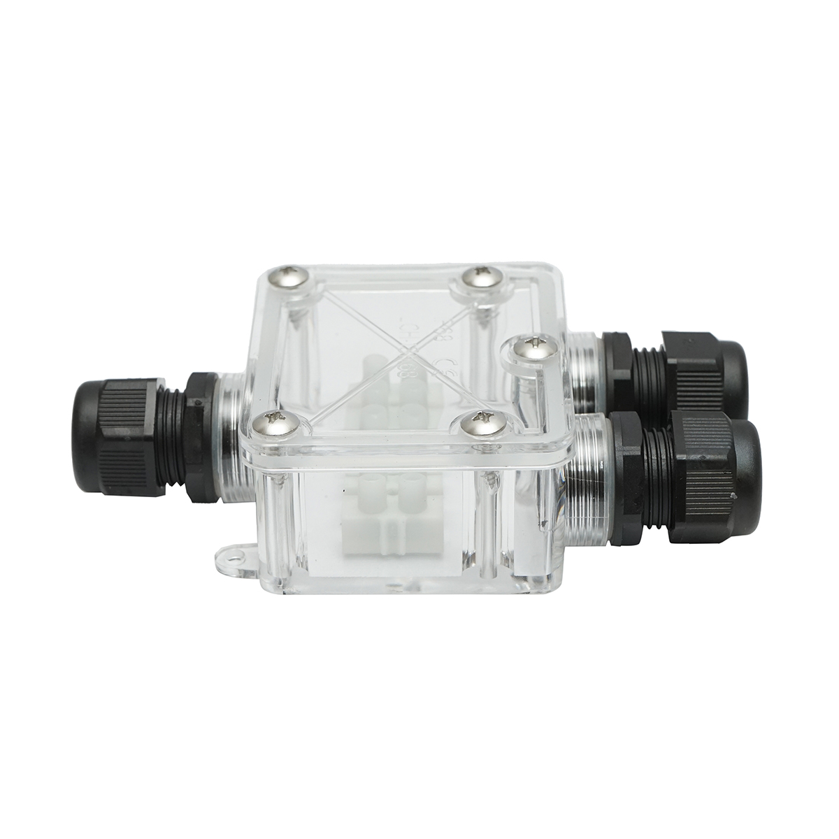 Doza etansa transparenta cu presetupe 41A 450V AC, 3 cai 5-14mm IP68 Leader - imagine 4