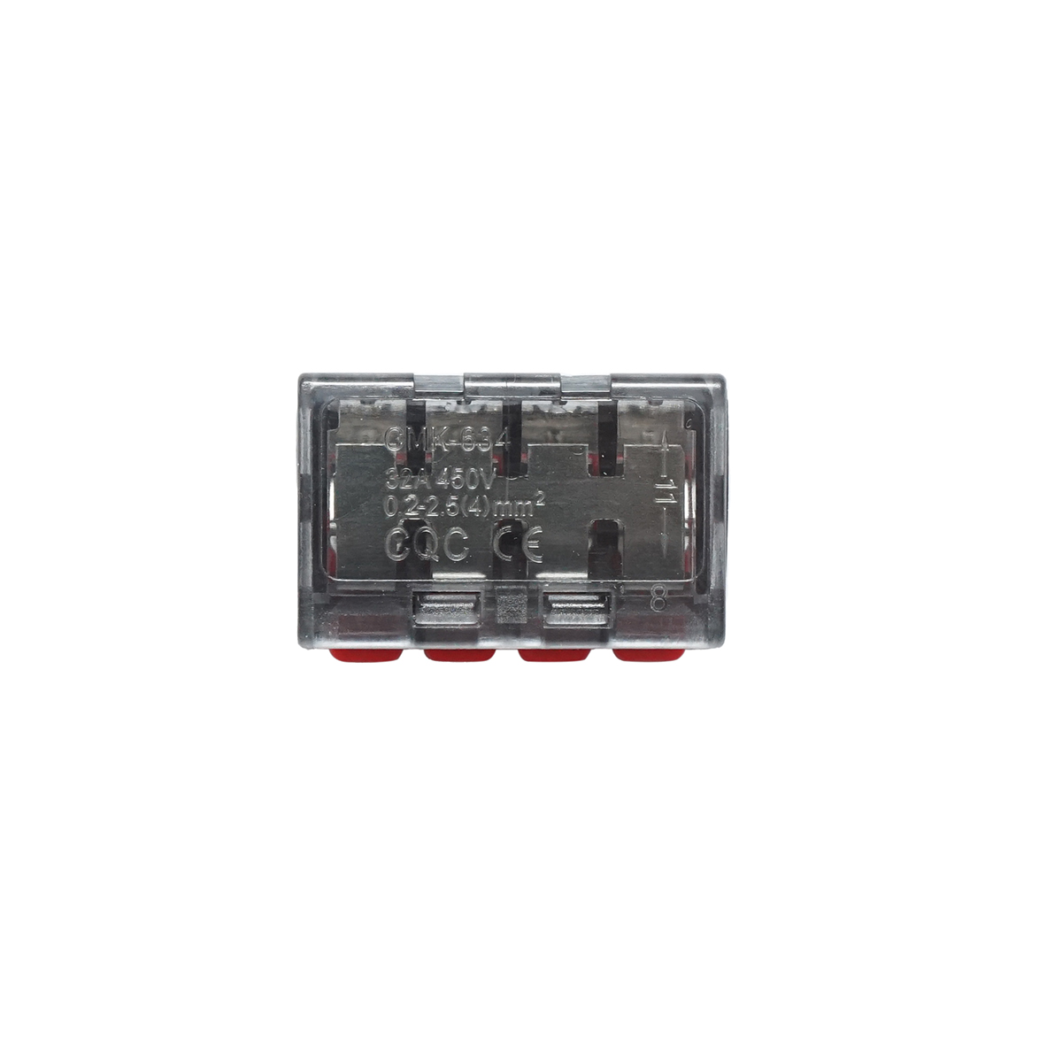 Conector rapid cablu electric 4P, 0.2-4mm, 32A/450V Leader - imagine 3