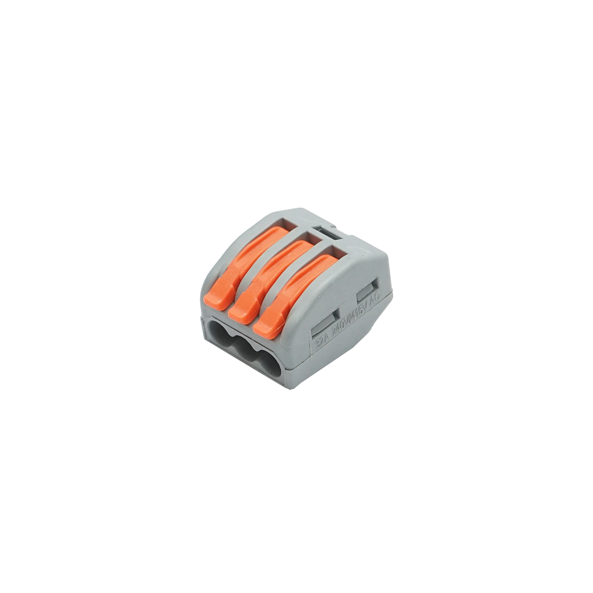 Conector rapid cablu electric 3P, 0.08-4mm, 32A/450V Leader