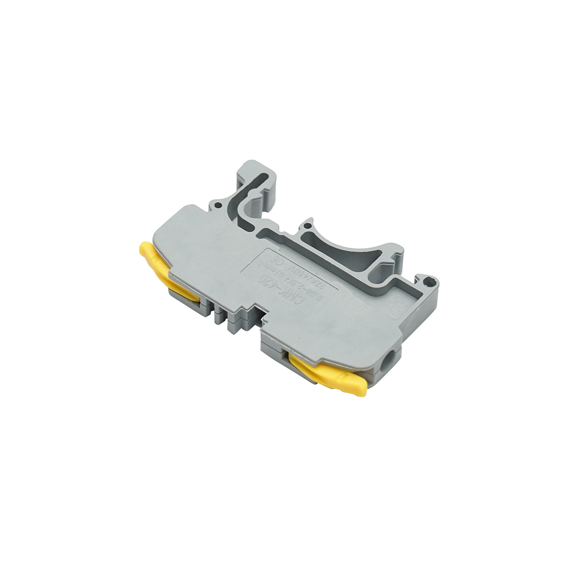Conector rapid cablu electric 2P, 0.08-4mm, 32A/450V pentru sina DIN Leader - imagine 3