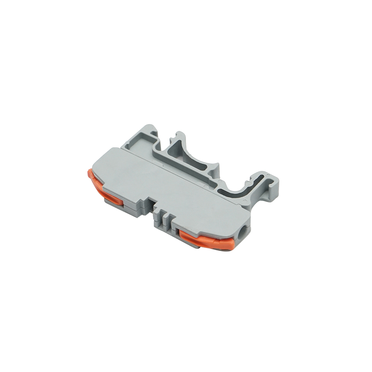 Conector rapid cablu electric 2P, 0.08-4mm, 32A/450V pentru sina DIN Leader - imagine 2