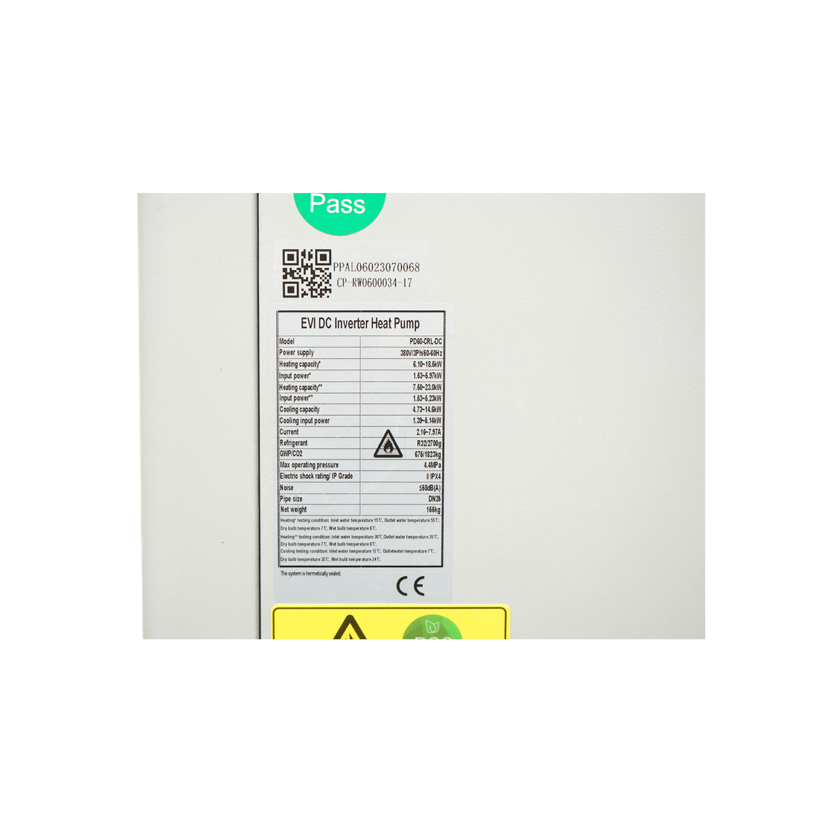 Pompa de caldura monobloc aer-are 23KW, 380V IPX4 Pool World - imagine 6