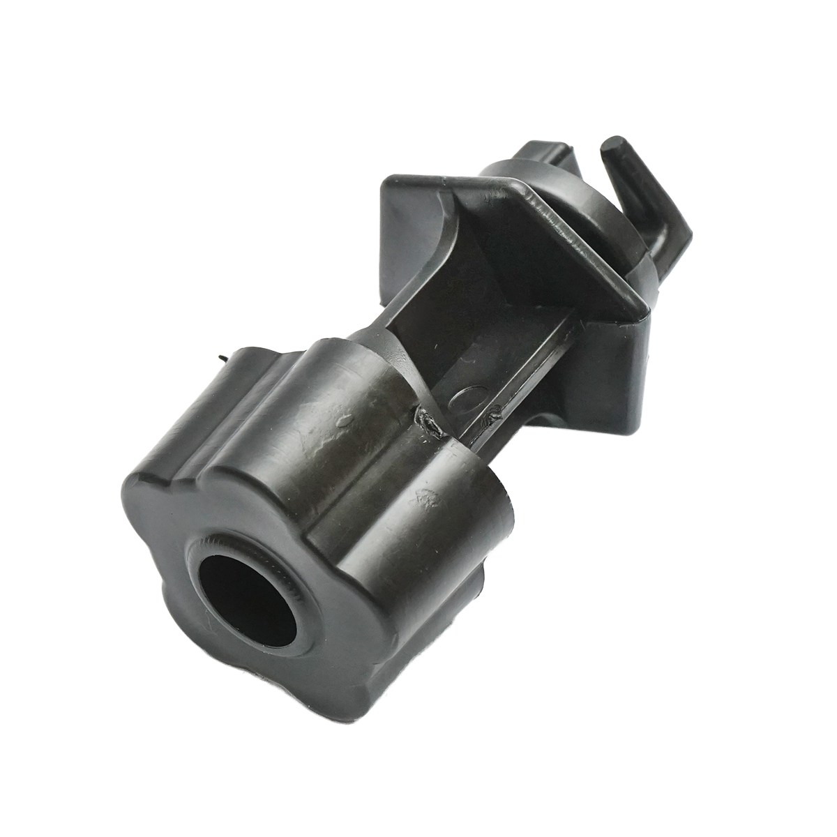 Izolator prindere cu filet, negru pentru stalp metalic gard electric Breckner Germany - imagine 4