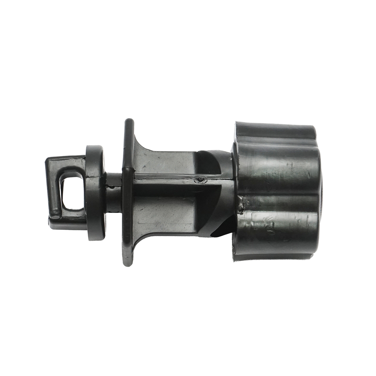 Izolator prindere cu filet, negru pentru stalp metalic gard electric Breckner Germany - imagine 3